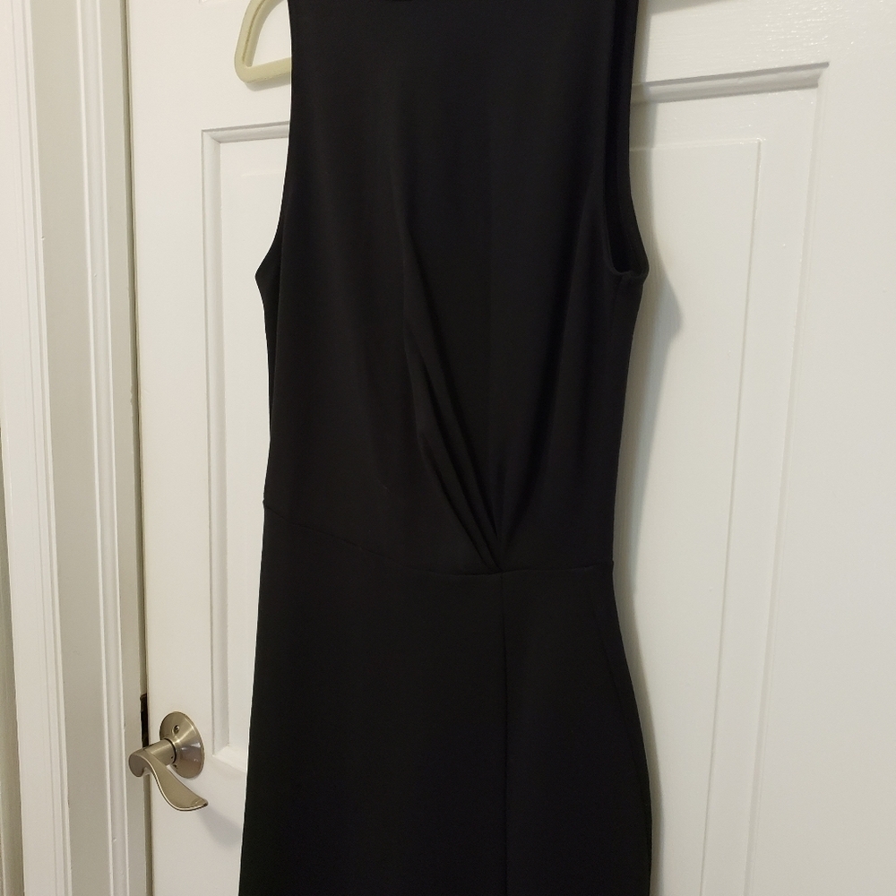 Evereve Black Sleeveless Mock Neck Sheath Dress - Picture 11 of 14
